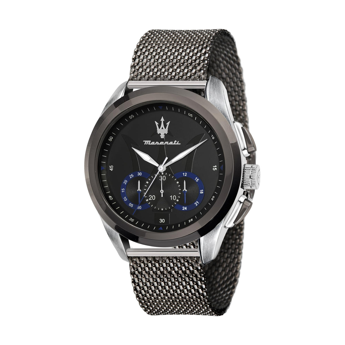 MASERATI Men's 'Traguardo' Quartz Stainless Steel Fashion Watch, Color:Grey (Model: R8873612006)