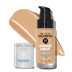 (Dune) - Revlon ColorStay Makeup for Normal/Dry Skin SPF 20, Longwear Liquid Foundation, with Medium-Full Coverage, Natural Finish, Oil Free, 295 Dune, 30ml