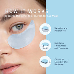 Enaskin Naturals Under Eye Patches for Dark Circles: 30 Pairs Collagen Eye Gels Pads - Reduce Wrinkles Puffy & Bags - Retinol Skin Treatment Mask - Anti Aging Face Moisturizer For Women & Men (Blue)