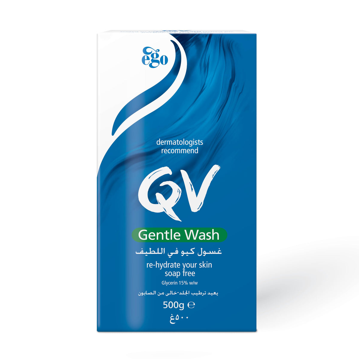 QV Gentle Wash, Effective Cleansing, Body & Face Cleanser- 500ml