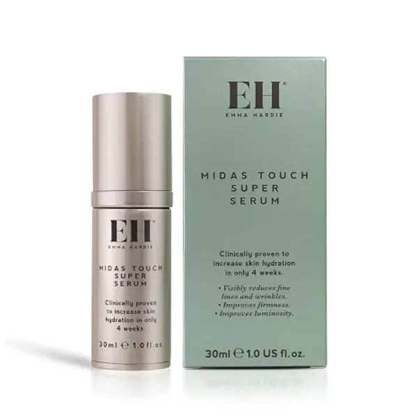 Emma Hardie 30ml Midas Touch Super Serum with Hyaluronic Acid, Visibly Reduces Fine Lines & Wrinkles, Increases Hydration & Tightens & Firms Skin, Suitable for Sensitive Skin