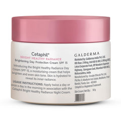 Cetaphil Brightening Day Protection Cream SPF 15-50 g| Day Cream for Dark Spots, Uneven Skin Tone| Niacinamide, Sea Daffodil| Fragrance-Free|