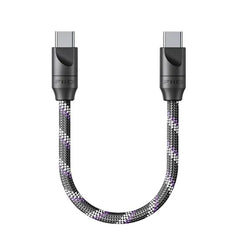 FiiO Trust Series LT TC7L USB C to USB C OTG Digital Audio Cable, Silver Plated OFC, Supports HiFi Audio & Charging, Compatible with DAC/Amp, DAP, Smartphone and Tablet (4.9ft)