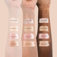 MAKINGTEC Liquid Highlighter, Highlighter Makeup, Roll on Liquid Highlighter for Face,Natural Lightweight Dewy Glow Glotion Makeup,Long-lasting Shimmer Glow Skin Illuminator Makeup for Face & Body