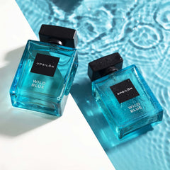 UPSILON Wild Blue Eau De Parfum Premium Long Lasting Fresh & Powerful Fragrance Spray Travel Friendly Luxury Parfum Scent | Men’s Perfume | 100ml - Pack Of 1