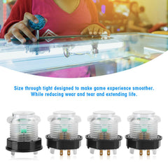 Luqeeg Game Joystick, Plastic Joystick Button Game Accessory, Controller for Multi-, Fighting Special Configuration, No Delay & Easy Installation