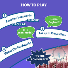 Skillmatics Card Game : Guess In 10 Legendary Landmarks | Gifts For Ages 8 And Up | Super Fun For Travel & Family Game Night