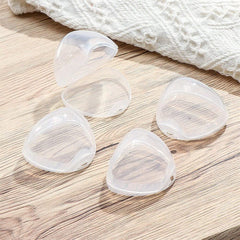 ELECDON 5 Pack Dummy Case, Transparent Pacifier Case Soother Pod Pacifier Holder Box for Kids, Pacifier Storage Box Nipple Shield Case, Safe BPA-Free Pacifier Case for Travel and Home (No Pacifier)