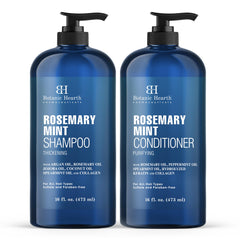 Botanic Hearth Rosemary Mint Shampoo and Conditioner Set, Thickening Formula, Promotes Hair Growth and Scalp Health Sulfate Free & Paraben Free, for Men & Women - 16 fl oz each