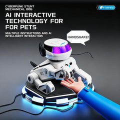 Smart AI Robot Dog for Kids, Remote Control Interactive Robotic with Light