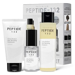 COSRX PEPTIDE 132 Hair Care Set Bonding Shampoo, Treatment & Oil Serum, Bond Repair Treatment Hair Gift Set for Damaged, for Dandruff, Dry, Itchy or Flaky Scalp