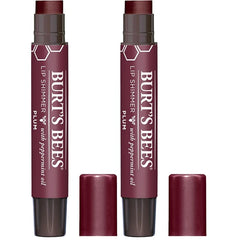 Burt's Bees 100% Natural Origin Moisturizing Lip Shimmer, Plum, 1 Tube (Package May Very) (Pack of 2)
