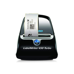 DYMO LabelWriter 450 Turbo Direct Thermal 600 x 300DPI Black,Silver Label Printer