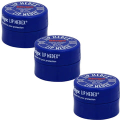 Blistex Lip Medex, 3Count, Blue, 0.25 Ounce (Pack of 3)