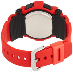 Casio AW 500Bb 1E G Shock Analog Digital Watch - Red / Grey