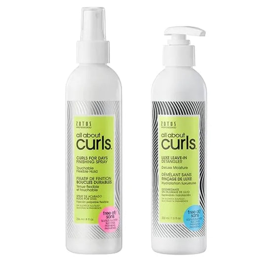 ALL ABOUT CURLS Luxe Leave-In Detangler | Deluxe Moisture | Detangle, Moisturize, De-Frizz | All Curly Hair Types