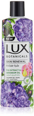 Lux Botanicals Perfumed Body Wash For Skin Renewal With Fig Extract And Geranium Oil, 250ML