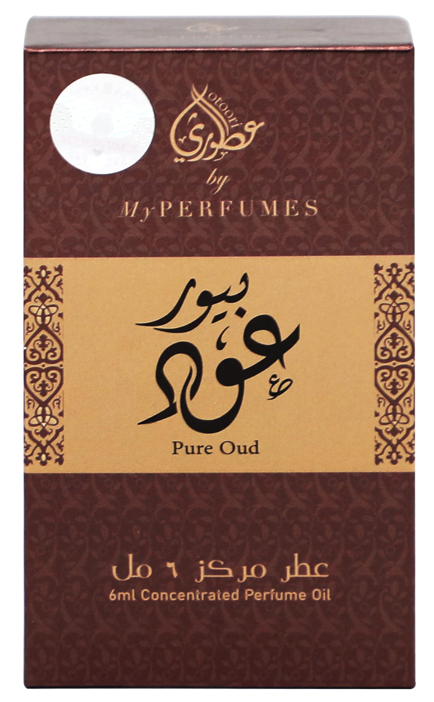 My Perfumes PURE OUD from OTOORI Non Alcoholic Attar or Concentrated Perfume Oil for Men and Women, 6ml