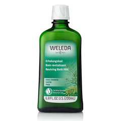 Weleda - Pine Reviving Bath Milk - Moisturizing Sensitive Skin Daily - Revitalizes Senses - Natural Ingredients for a Soothing Bath Experience - Skin-Friendly Formula and Relaxing Aroma