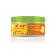 Alba Botanica Kukui Nut Body Cream, 6.5 Oz Bottle (Pack of 2)