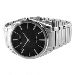 CITIZEN Mens Solar Powered Watch, Analog Display and Solid Stainless Steel Strap AR3071-87E