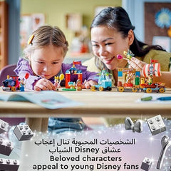 LEGO 43212 Disney: Disney Celebration Train Set with Moana, Woody, Peter Pan and Tinker Bell Parade Floats plus Mickey and Minnie Mouse, Toy for Kids Aged 4 Plus, Disney's 100th Anniversary Series