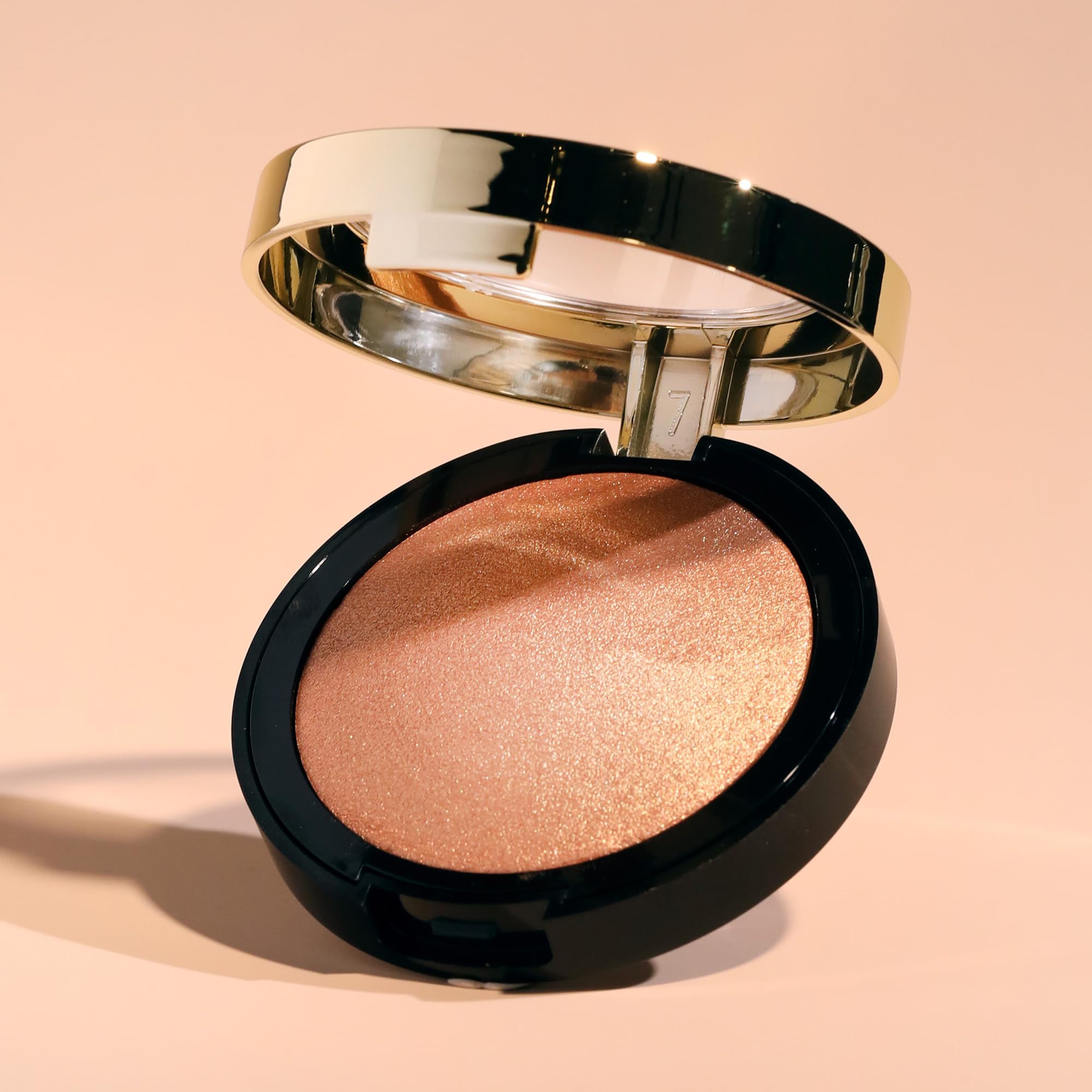 Milani Baked Highlighter (Rose Italiana) - Cruelty-Free Powder Highlighter, Highlight Face for a Shimmery or Matte Finish