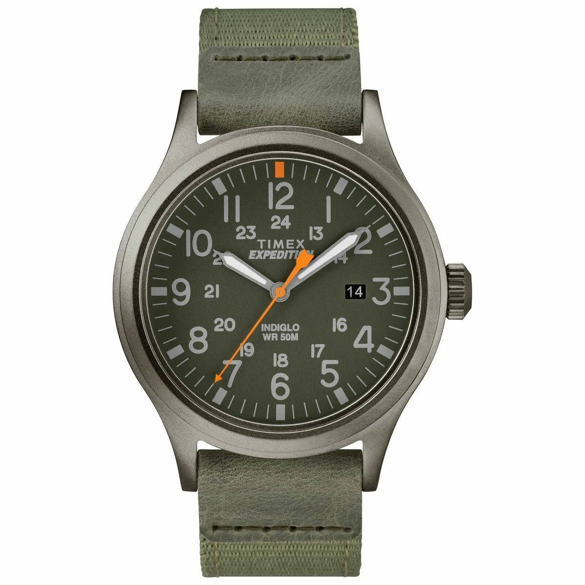 Timex Expedition Scout Nylon Strap Gents Watch - Dark Green