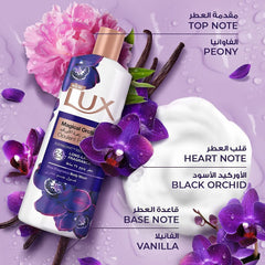 Lux Perfumed Body Wash Magical Orchid for 24 Hours Long Lasting Fragrance, 500ml