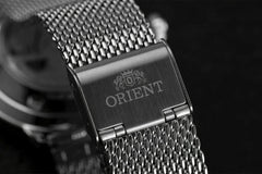 Orient RA-AC0E07S10B Stylish Maestro Contemporary Analog Automatic Watch for Men, 40 mm Case Size, Silver/White