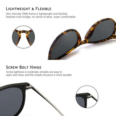 SUNGAIT Vintage Round Sunglasses for Women Men Classic Retro Designer Style