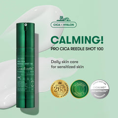 VT COSMETICS Pro Cica Reedle Shot 100 | Centella Asiatica Microneedling Serum, Cica Exosome, Soothing, Hyaluronic Acid, Soft Skin, Glass Skin, Korean Skin Booster 1.69 Fl Oz.(50ml)