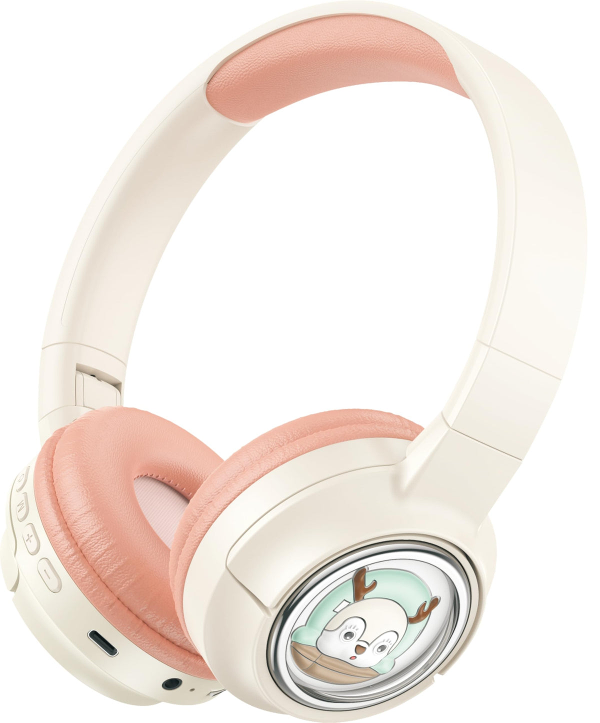 Porodo Soundtec Kids Headphone 400mAh - Pink