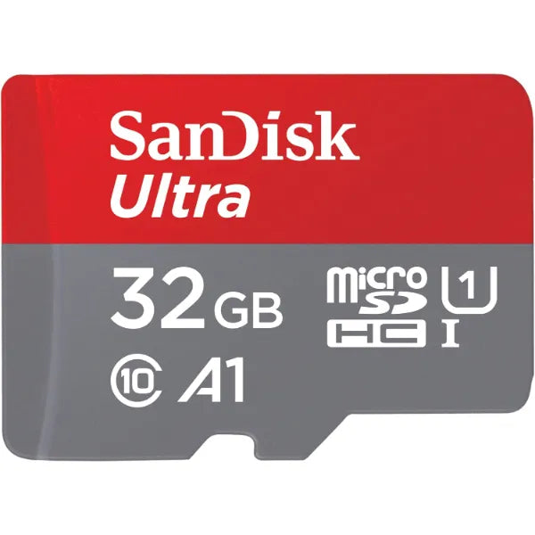 SanDisk Ultra PLUS 32GB microSD Memory Card with Adapter