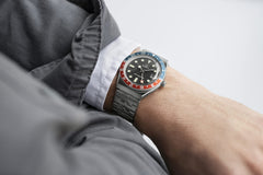 Timex Men's Q GMT 38mm Watch - Black/Silver