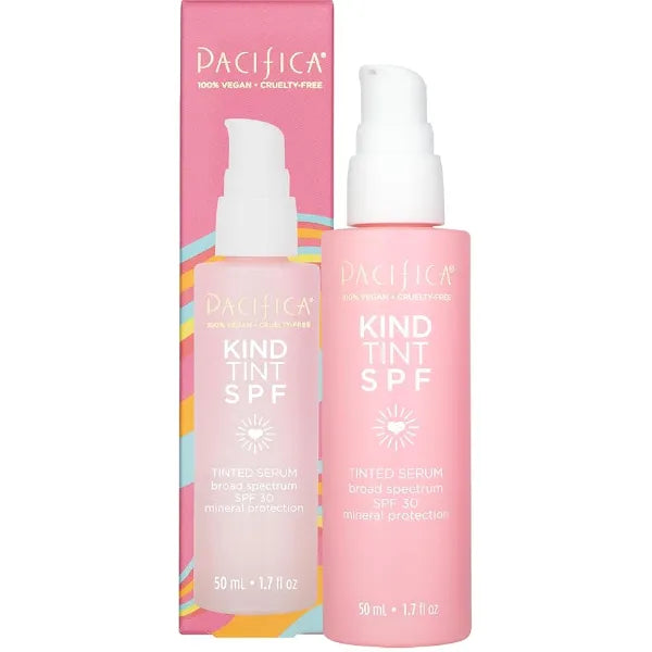 Pacifica Kind Tint SPF 30 Vegan Collagen Primer – Tinted Mineral Sunscreen & Makeup Primer, Broad Spectrum UVA/UVB Protection, Hydrates & Primes, Vegan