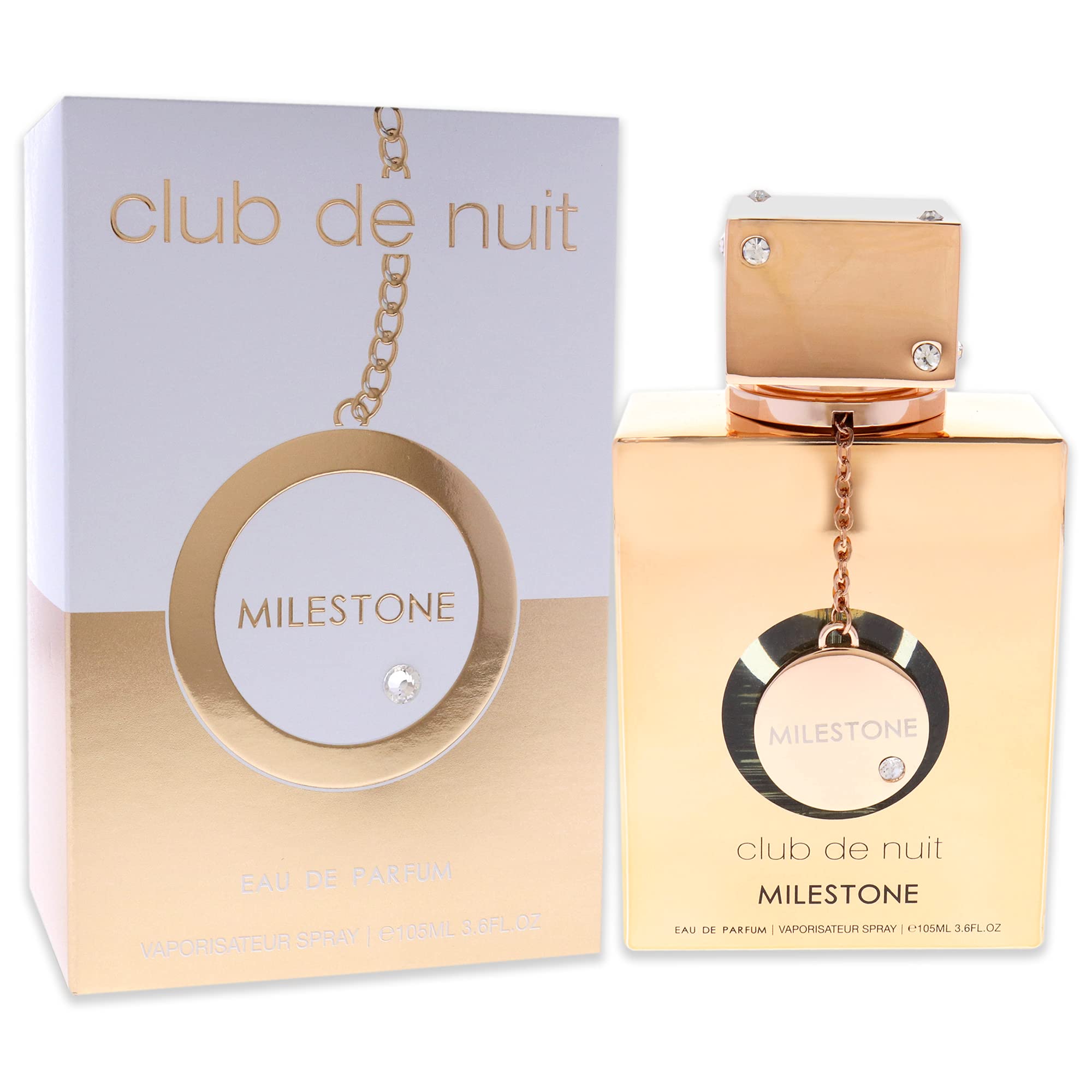 ARMAF Club De Nuit Milestone For Women, Eau De Parfum For Her 105ml By ARMAF From The House Of Sterling, Gold