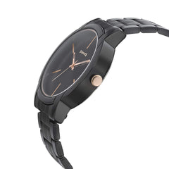 Sonata Beyond Gold Analog Black Dial Men's Watch-NN77031KM04/NP77031KM04