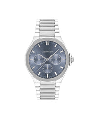 CALVIN KLEIN WOMEN'S BLUE DIAL STAINLESS STEEL BRACELET WATCH - 25100051