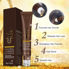 Hair Growth Serum, Anti Hair Loss Essence, Hair Regrowth Serum for Alopecia Hair Loss Treatment, Bald, Thin Hair, Self-Scalp Massager Repairs Follicles Stronger Hair For Men & Women Scalp Health