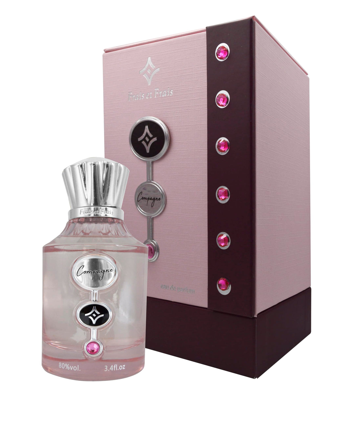 Frais Et Frais Compagne Perfume 100ML - Eau de Parfum - Long Lasting, Premium Women's Fragrance with Rose & Suede
