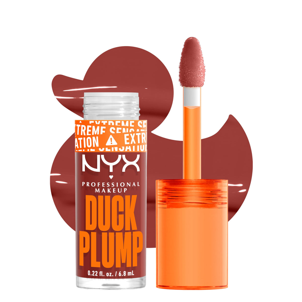 NYX PROFESSIONAL MAKEUP DUCK PLUMP LIP PLUMPING LACQUER - BRICK OF TIME
