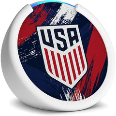 Amazon Echo Pop Smart Speaker With Alexa (U.S. Soccer Edition) - White