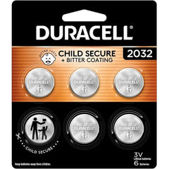 Duracell Child Secure + Bitter Coating Lithium Coin Battery 2032 (6 Pack)