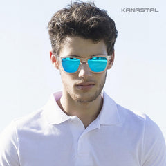 KANASTAL Polarized Sunglasses for Women, Classic Square Mens Sun Glasses, Lightweight Shades for Womens Outdoor 100% UV400 Protection Driving Fishing Golf Outdoor Activities