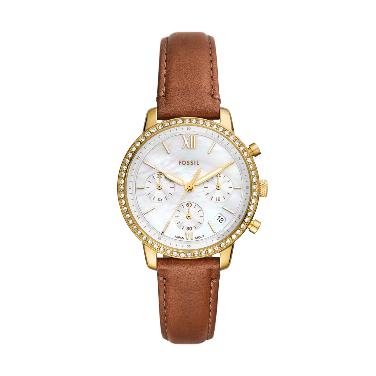 Fossil Neutra Women's Watch with Chronograph Display and Stainless Steel Bracelet or Leather Band