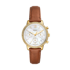 Fossil Neutra Women's Watch with Chronograph Display and Stainless Steel Bracelet or Leather Band