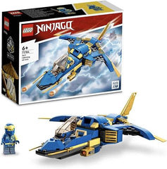 LEGO 71784 NINJAGO Jay’s Lightning Jet EVO, Upgradable Toy Plane, Ninja Airplane Building Set, Collectible Birthday Gift Idea for Kids, Boys and Girls Age 7 Plus