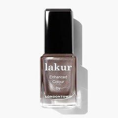LONDONTOWN lakur Nail Polish Chip Resistant, Non Toxic, Conditions & Hydrates Nails Shimmery Bronze Pearl, Nightcap, .40 fl oz