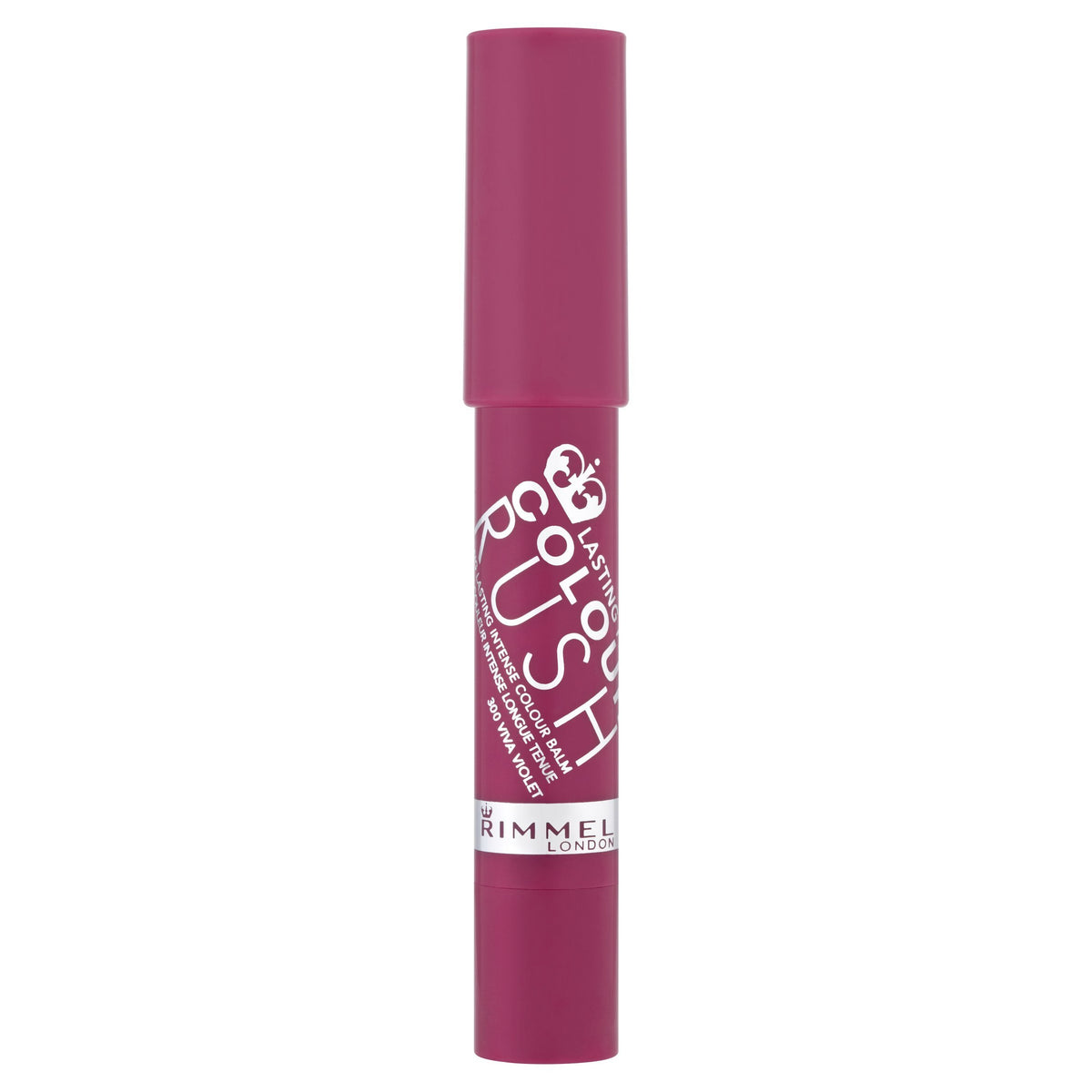 Rimmel Colour Rush Lip Balm 300 Viva Violet 2.5g